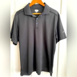 Mens Black Callaway Polo Short sleeve Polo Size Large